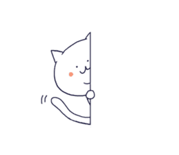 Double Chin Cat Maru By Gocco Sticker 11618631