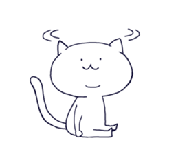 Double Chin Cat MARU sticker #11618633