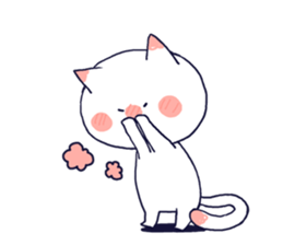 Double Chin Cat MARU sticker #11618640