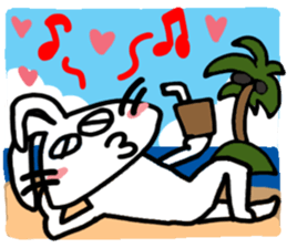 Reaction of a cute rabbit. sticker #11618914