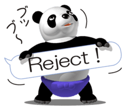 Easy panda 2 sticker #11619151