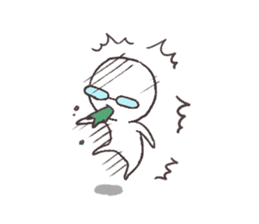 Sticker for the people of glasses2 sticker #11619608