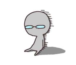 Sticker for the people of glasses2 sticker #11619618