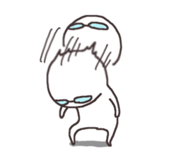 Sticker for the people of glasses2 sticker #11619632