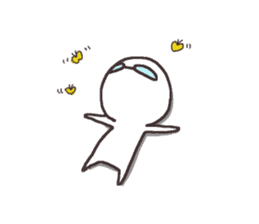 Sticker for the people of glasses2 sticker #11619636