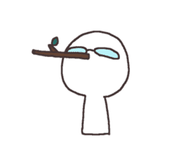 Sticker for the people of glasses2 sticker #11619639