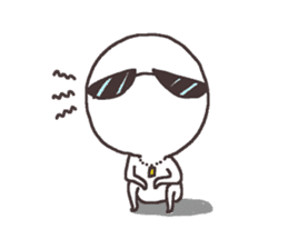 Sticker for the people of glasses2 sticker #11619644