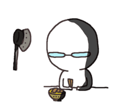 Sticker for the people of glasses2 sticker #11619645