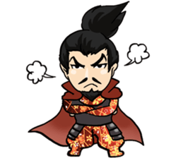 three great samurai of Sengoku period sticker #11619889