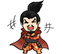 three great samurai of Sengoku period sticker #11619893