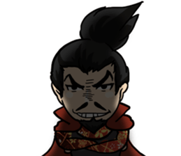three great samurai of Sengoku period sticker #11619894