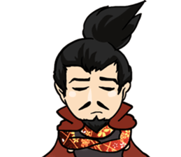 three great samurai of Sengoku period sticker #11619898