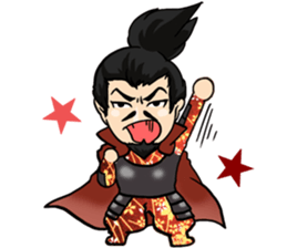 three great samurai of Sengoku period sticker #11619899