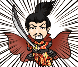 three great samurai of Sengoku period sticker #11619900