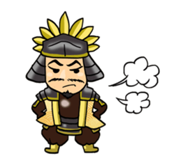 three great samurai of Sengoku period sticker #11619902