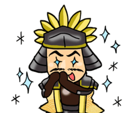 three great samurai of Sengoku period sticker #11619905