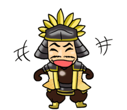 three great samurai of Sengoku period sticker #11619906