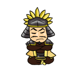 three great samurai of Sengoku period sticker #11619910