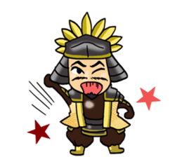 three great samurai of Sengoku period sticker #11619913
