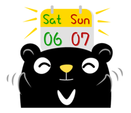 Part Time Bear sticker #11619932