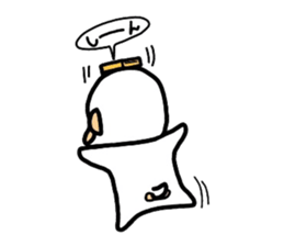 white monkey,wait for a reply. sticker #11620217