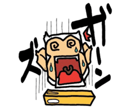 white monkey,wait for a reply. sticker #11620239