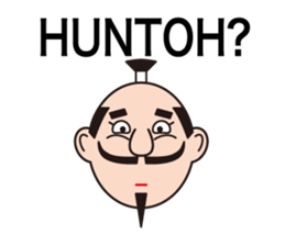 Nobunaga speaking Gifu valve(Latin ver.) sticker #11620461