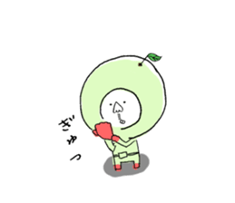 Sticker of the Citrus sudachi man sticker #11620651