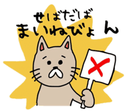 Cat sticker. Tsugaru of Japan. sticker #11620757