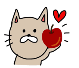 Cat sticker. Tsugaru of Japan. sticker #11620767