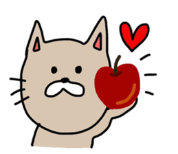 Cat sticker. Tsugaru of Japan. sticker #11620767
