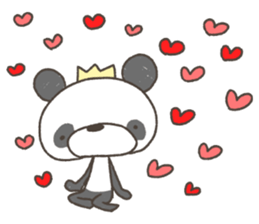 Rakugakinguma2Heart sticker #11620917