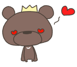 Rakugakinguma2Heart sticker #11620919