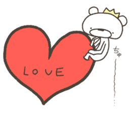 Rakugakinguma2Heart sticker #11620926