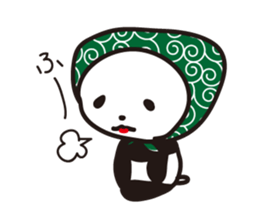 Daily panda wearing a towel sticker #11621804