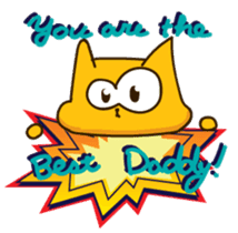 Bruno the Cat! For Father day sticker #11621930