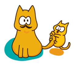 Bruno the Cat! For Father day sticker #11621931