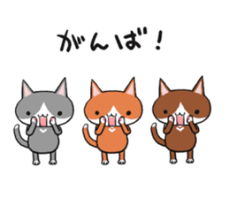 3 CATS ! sticker #11622878