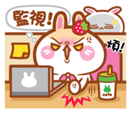 Cherry Momy's Rabbits go to work! sticker #11623339