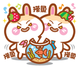 Cherry Momy's Rabbits go to work! sticker #11623347