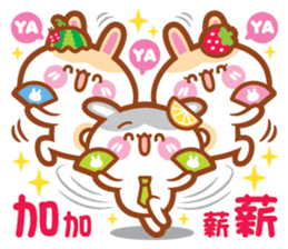 Cherry Momy's Rabbits go to work! sticker #11623356