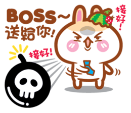 Cherry Momy's Rabbits go to work! sticker #11623357