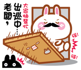 Cherry Momy's Rabbits go to work! sticker #11623361