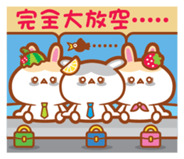 Cherry Momy's Rabbits go to work! sticker #11623365