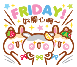 Cherry Momy's Rabbits go to work! sticker #11623367