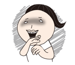 Fumiko the Aggravated Feminine. sticker #11623574