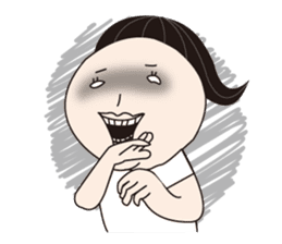 Fumiko the Aggravated Feminine. sticker #11623574