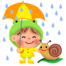 little frog girl chiple sticker #11623634