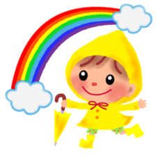 little frog girl chiple sticker #11623635