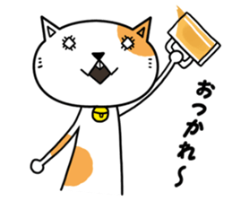 Feeling of a Matsuge Neko sticker #11623935